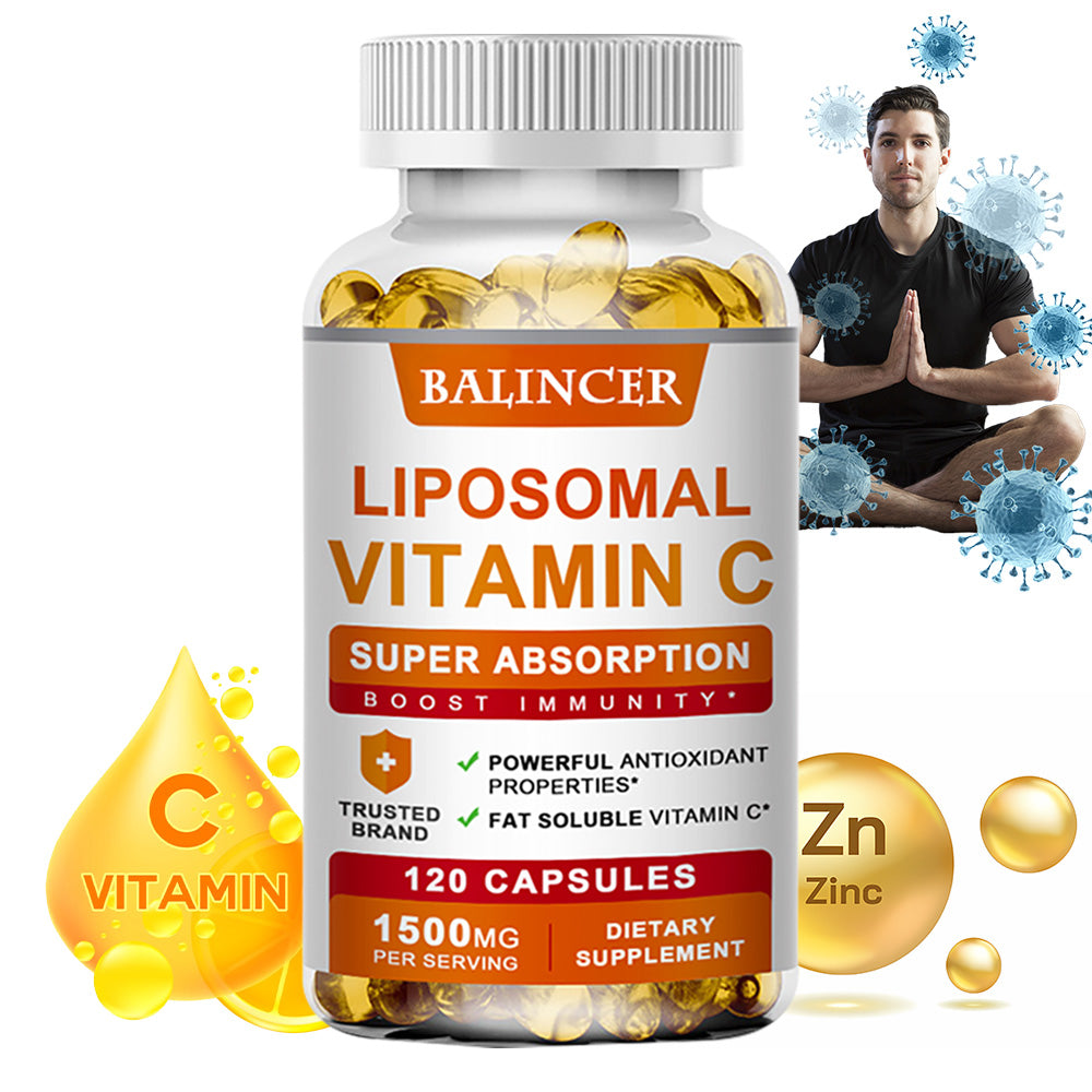 Liposomal Vitamin C with Zinc Capsules, 120 Count