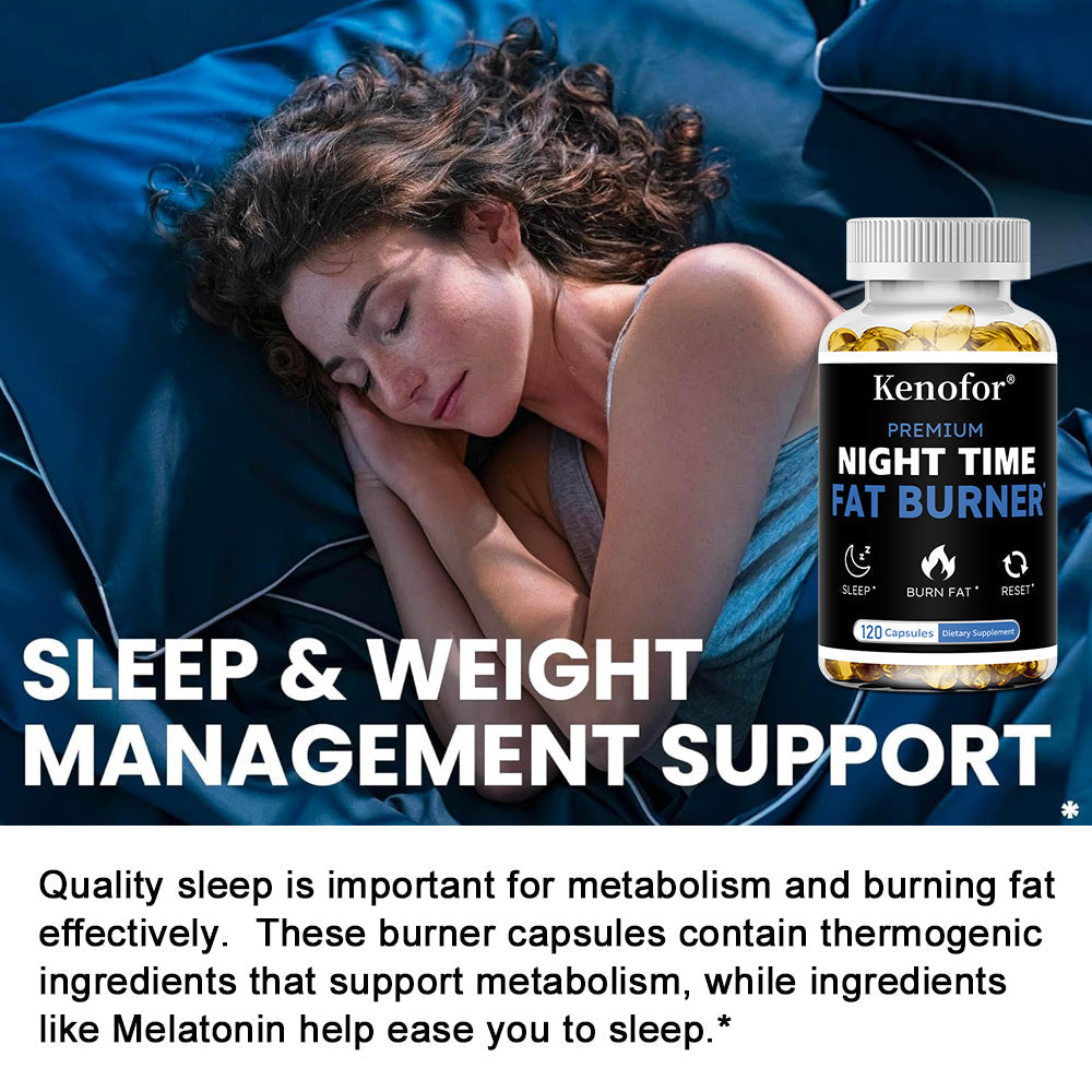 Nighttime Metabolism Support Capsules with White Kidney Bean, 30 Count