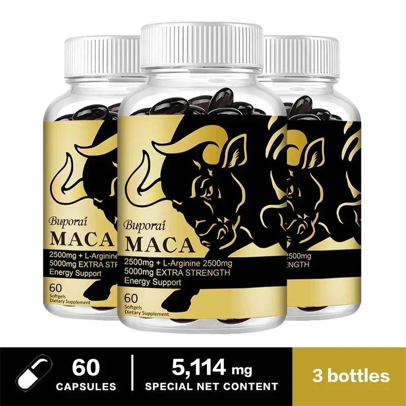 Maca Root Vitality Support Capsules, 60 Count