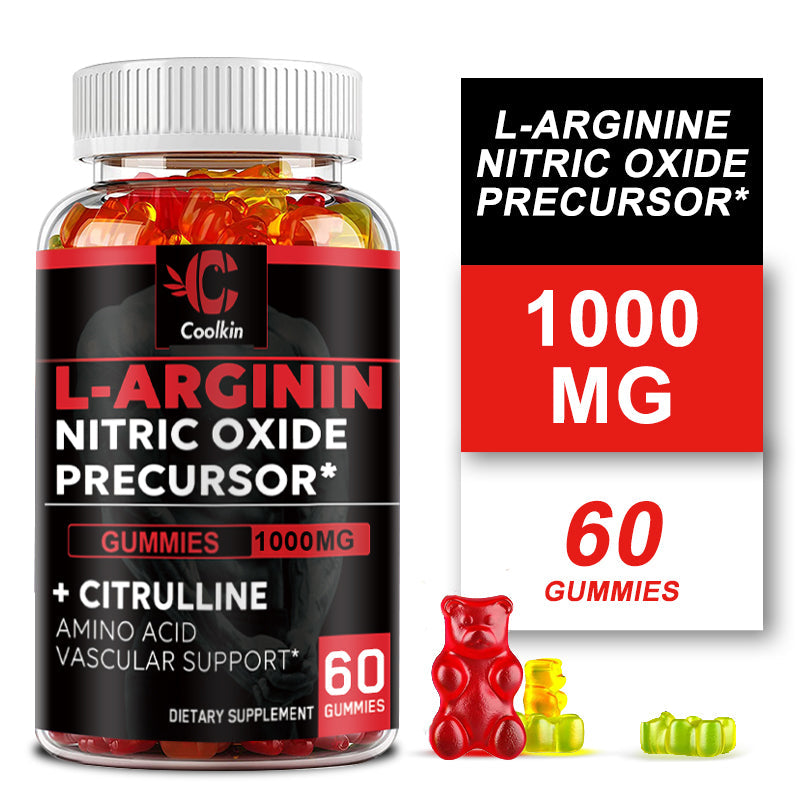 L-Arginine Vascular & Energy Support Gummies, 60 Gummies
