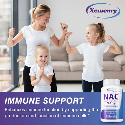 NAC 600mg Antioxidant Support Capsules, 60 Count