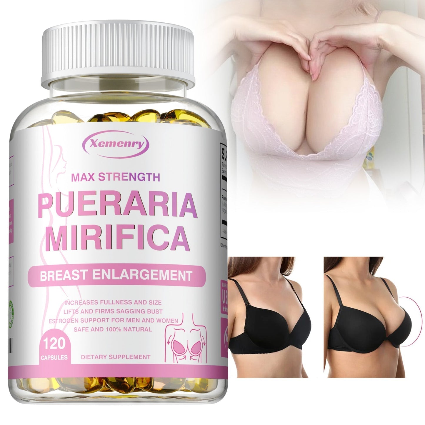 Pueraria Mirifica Women’s Herbal Support Capsules, 30 Count