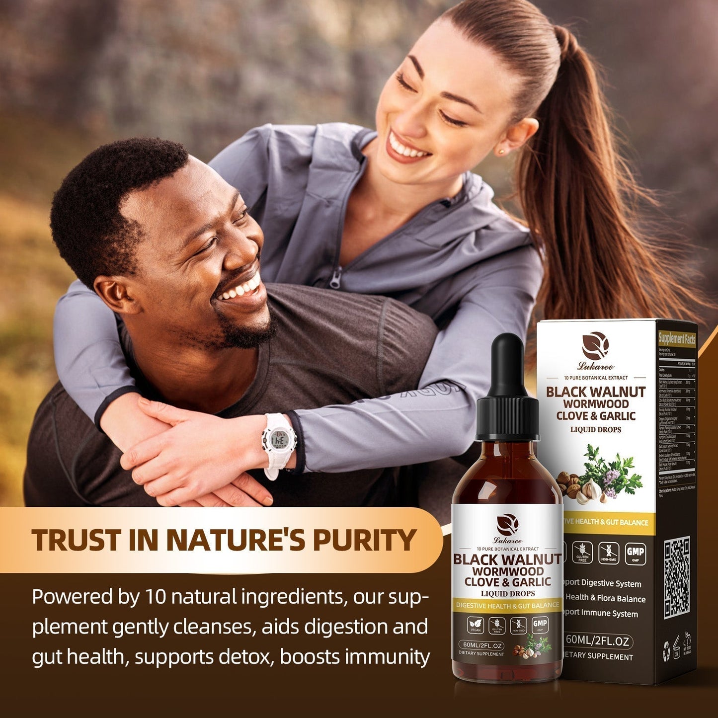 Black Walnut Digestive Support Drops, 60ml