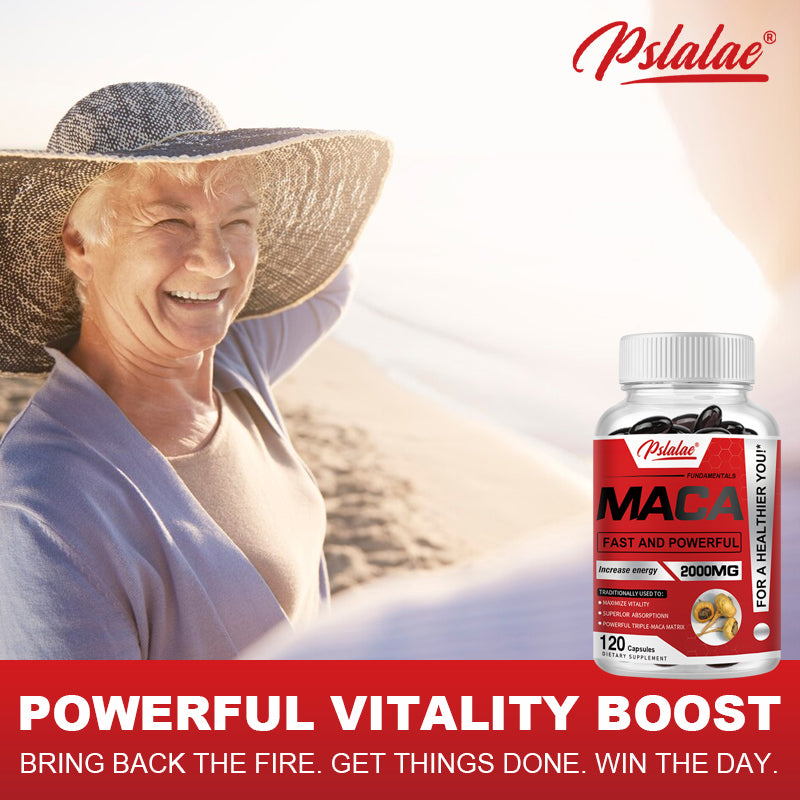 Maca Root Vitality Support Capsules, 60Count