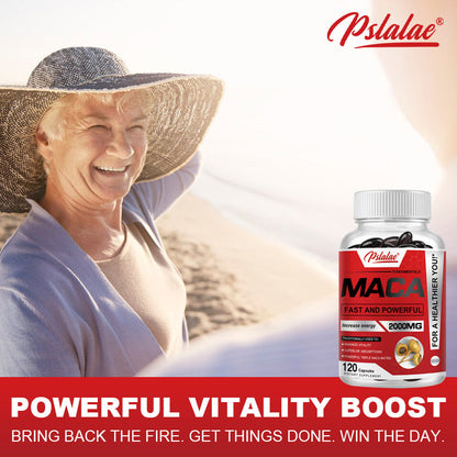 Maca Root Vitality Support Capsules, 60Count