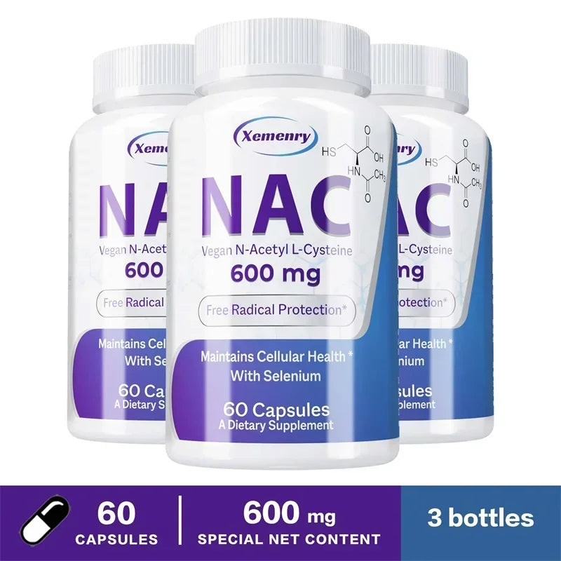 NAC 600mg Antioxidant Support Capsules, 60 Count
