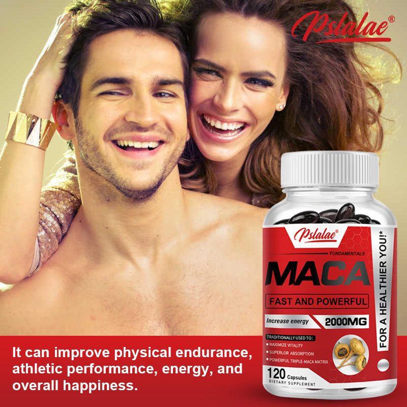 Maca Root Vitality Support Capsules, 60Count