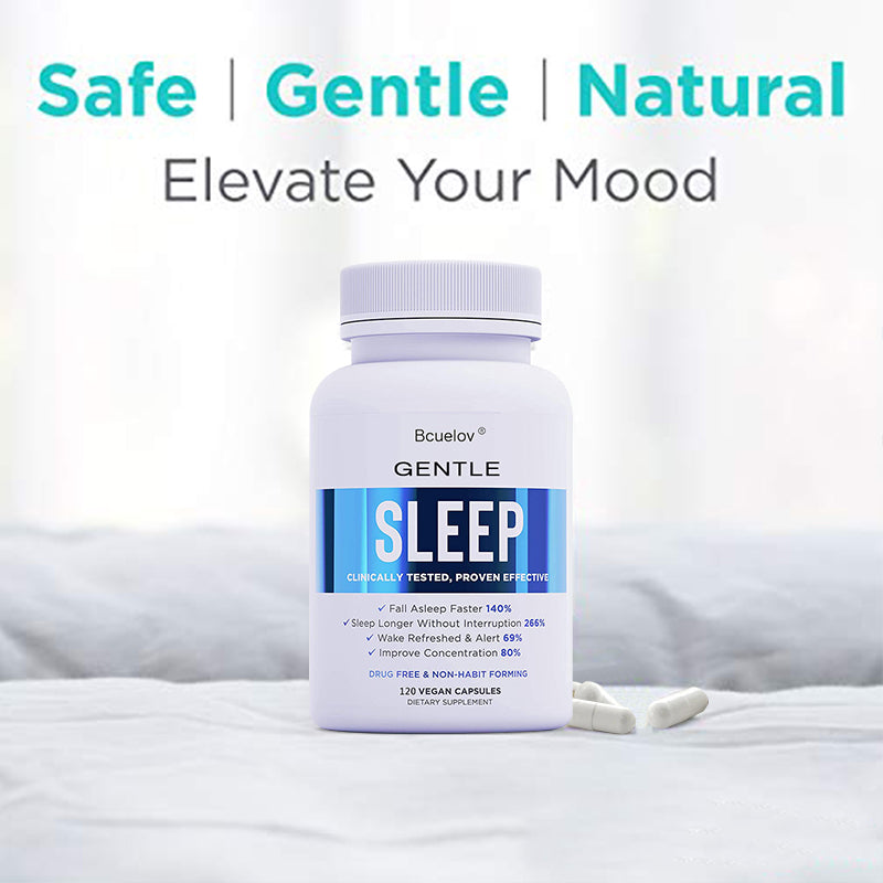 Natural Sleep Support Capsules with Melatonin & Magnesium, 120 Count