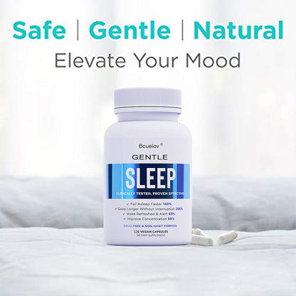 Natural Sleep Support Capsules with Melatonin & Magnesium, 120 Count