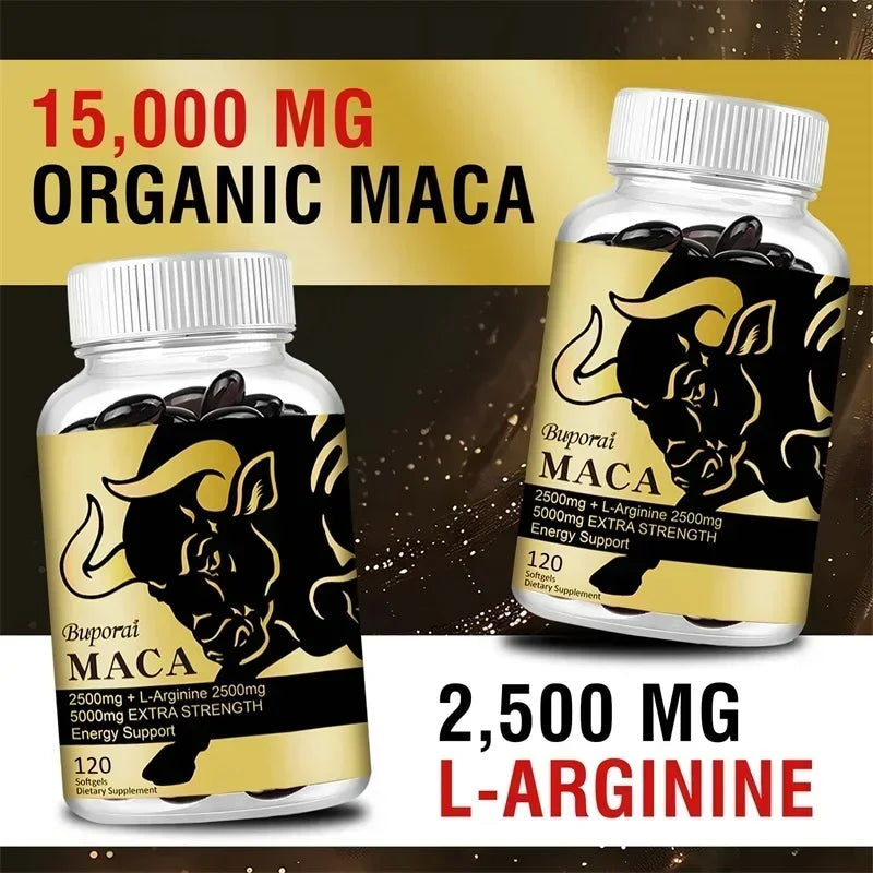 Maca Root Vitality Support Capsules, 60 Count