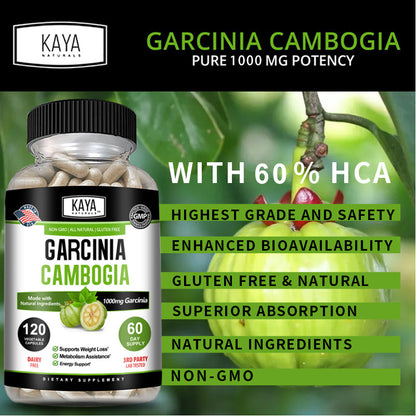 Garcinia Cambogia Extract Capsules, Herbal Dietary Supplement