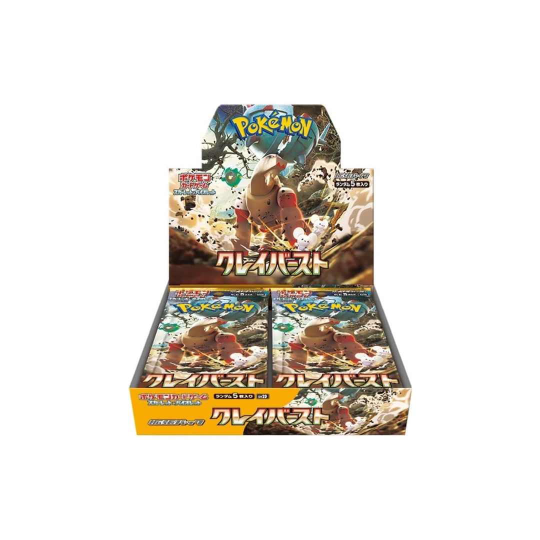 Clay Burst Pokemon Japanese Booster Box